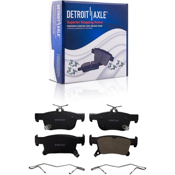 Detroit Axle - Rear Ceramic Brake Pads for Buick 2016-2020 Envision