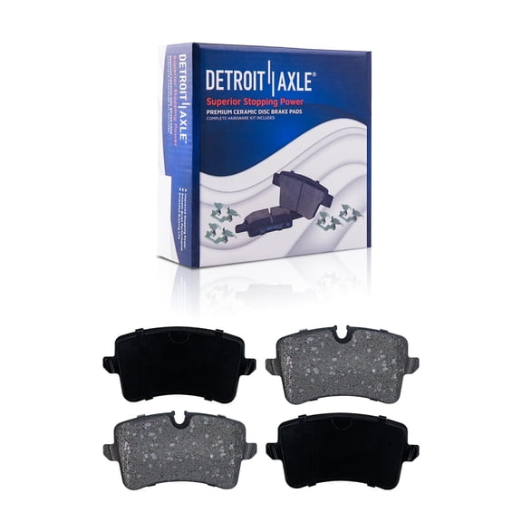 Detroit Axle - Rear Brake Pads for Audi A6 A7 A8 Quattro RS5 RS7 S6 S7 S8 Porsche Macan, Ceramic Brake Pads