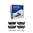 thumbnail image 1 of Detroit Axle - Rear Ceramic Brake Pads w/ Hardware Replacement for 2003 Jeep TJ Wrangler, 1 of 5
