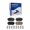 thumbnail image 1 of Detroit Axle - Rear Ceramic Brake Pads w/ Hardware Replacement for 2007 2008 2009 2010 2011 2012 Kia Rondo - 2pc Set, 1 of 7