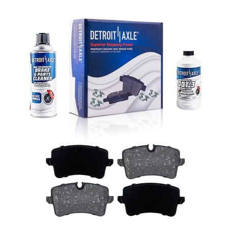 Detroit Axle - Rear Ceramic Brake Pads for Audi A6 A7 A8 Quattro RS5 RS7 S6 S7 S8 Porsche Macan