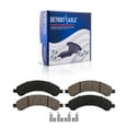 thumbnail image 1 of Detroit Axle - Rear Ceramic Brake Pads with Hardware Set Replacement for 2003 2004 2005 2006 2007 2008 Chevrolet Express 3500 GMC Savana 3500, 1 of 7