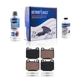 thumbnail image 1 of Detroit Axle - Rear Ceramic Pads w/ Hardware Brake Cleaner Fluid for 2000 - 2001 Mercedes-Benz ML430 - [2002 - 2005 ML500] - 2000 - 2003 ML55 AMG, 1 of 7