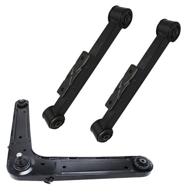 Topcn-autoparts Rear Upper & Lower Control Arm Kit – 2002-2007 Jeep Liberty, 3pc Greasable
