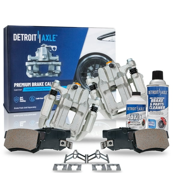 Detroit Axle - Rear Disc Brake Calipers Brakes Brake Pads Replacement for Honda Element Acura TL Fits select: 2006 ACURA 3.2TL, 2003-2011 HONDA ELEMENT EX