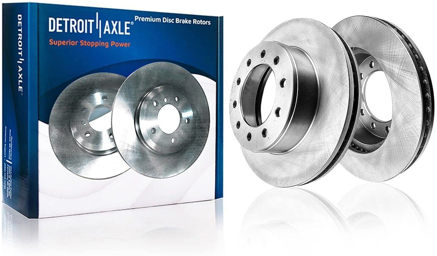 Detroit Axle - Rear Brake Rotors for Ford F-450 Super Duty E-550 Super Duty F-53 Motorhome Chassis F-550 Super Duty F-59 Commercial Stripped Chassis