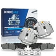 thumbnail image 1 of Detroit Axle - Rear Disc Calipers Ceramic Brake Pads kit for 2003-2006 Silverado Sierra 1500 DeVille DTS 2004 2005 Replacement, 1 of 6