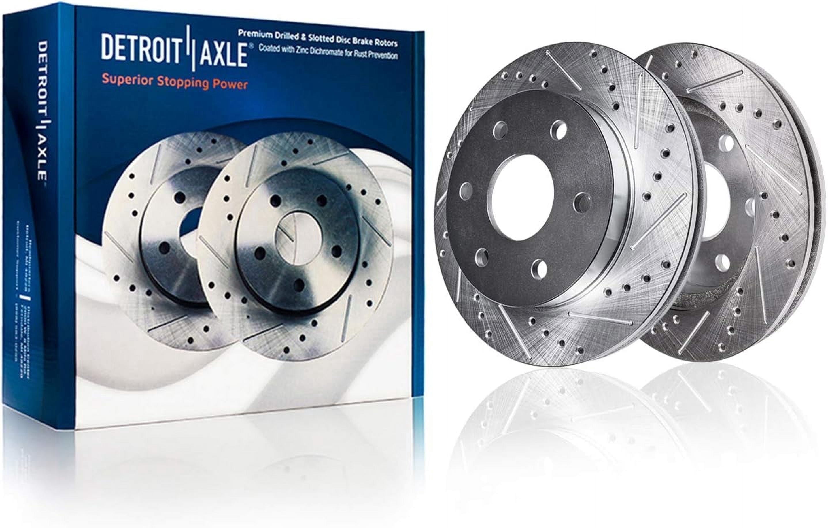 Detroit Axle - Rear Brake Rotors for Cadillac Escalade ESV Silverado ...