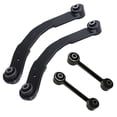 thumbnail image 1 of Detroit Axle - Rear End 4pc Suspension Kit for 2007-2015 Jeep Compass Patriot 2007-2012 Dodge Caliber 2 Upper Lateral Arms 2 Lower Rearward Lateral Toe Arms Replacement, 1 of 6