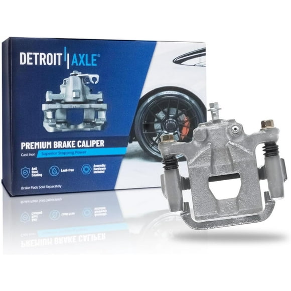 Detroit Axle - Rear Left Brake Caliper for 07-12 Nissan Altima 07-08 Maxima, 2007 2008 2009 2010 2011 2012 Disc Brake Caliper with Bracket Assembly Replacement