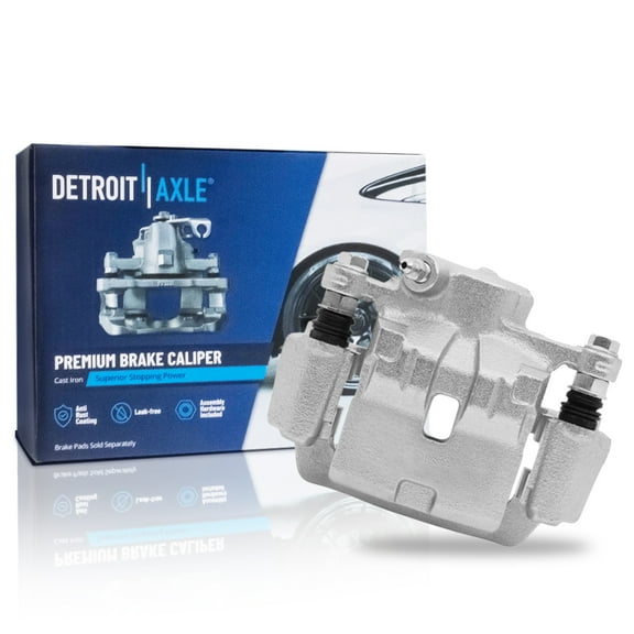Detroit Axle - Rear Left Brake Caliper for 2012-2021 Subaru WRX 09-13 Forester 08-14 Impreza Disc Brake Caliper w/Bracket 2009 2010 2011 2012 2013 Replacement Driver Side Assembly