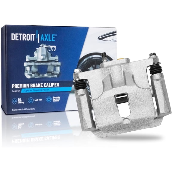 Detroit Axle - Rear Left Brake Caliper for 2015-2020 Chevrolet Colorado GMC Canyon, 2016 2017 2018 2019 Driver Side Disc Brake Caliper with Bracket Replacement