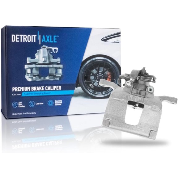 Detroit Axle - Rear Left Brake Caliper for Dodge Grand Caravan Chrysler Town Country Ram C/V Volkswagen Routan [Casting No. 179913], Driver Side Disc Brake Caliper Replacement