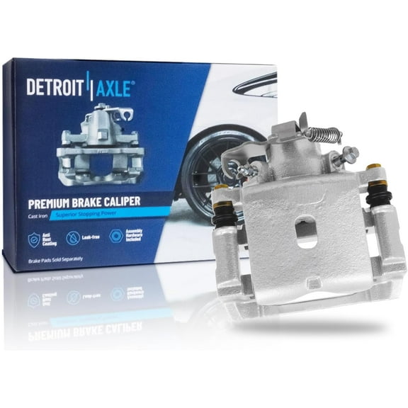 Detroit Axle - Rear Left Brake Caliper for Ford 2004-2007 Freestar Mercury Monterey, Driver Side Disc Brake Caliper with Bracket 2005 2006 Replacement