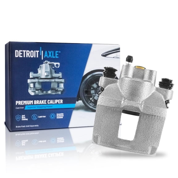 Detroit Axle - Rear Left Brake Caliper for Ford Explorer Sport Trac Ranger Mercury Mountaineer, Driver Side Disc Brake Caliper with Bracket Replacement