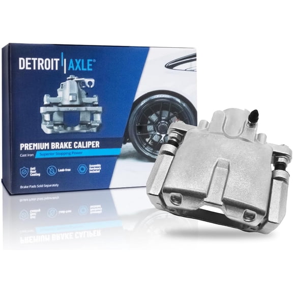 Detroit Axle - Rear Left Brake Caliper for 2006-2007 Cadillac CTS 2005-2011 STS, Driver Side Disc Brake Caliper with Bracket Replacement