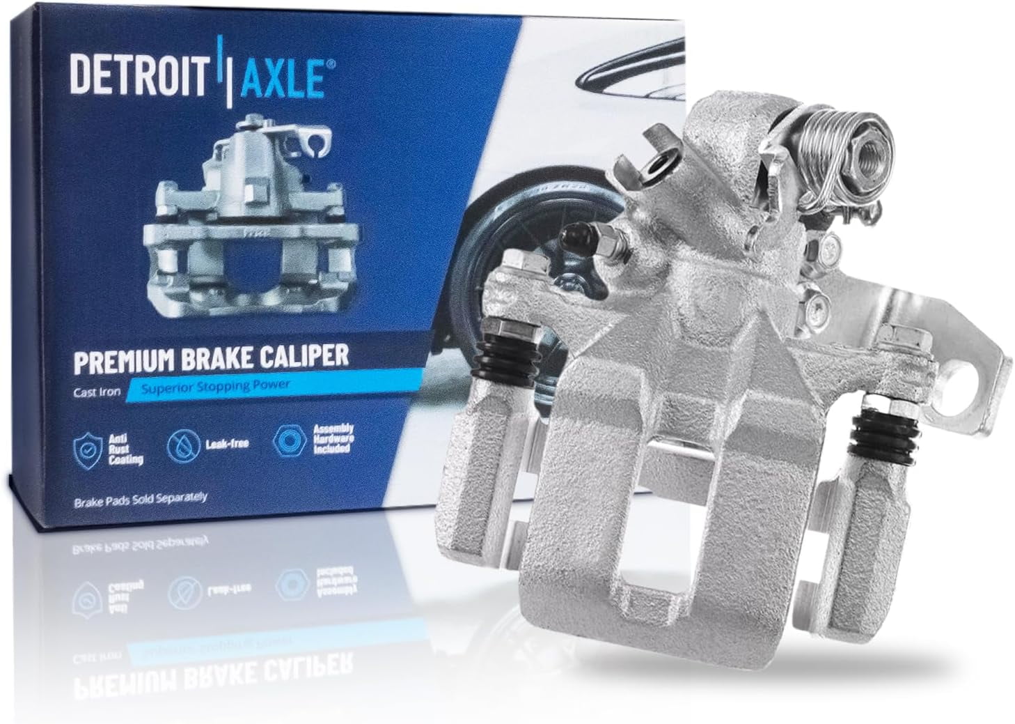 Detroit Axle - Rear Left Brake Caliper for 2006-2015 Honda Civic CSX ...