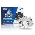 thumbnail image 1 of Detroit Axle - Rear Left Brake Caliper w/Bracket Replacement for Jeep Compass Patriot Dodge Avenger Caliber ancer Chrysler Cirrus 200 Sebring Lancer, 1 of 7