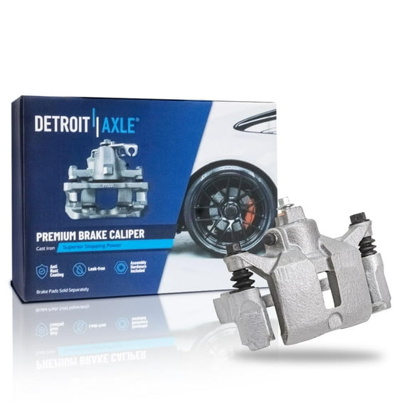 Detroit Axle - Rear Left Disc Brake Caliper w/Bracket Replacement for Impala Monte Carlo LaCrosse Regal Century Allure Fits select: 2006-2008 CHEVROLET IMPALA LT, 2009 CHEVROLET IMPALA 1LT