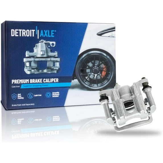 Detroit Axle - Rear Left Disc Brake Caliper w/Bracket Replacement for 2009 2010 2011 2012 2013 2014 2015 2016 Toyota Venza