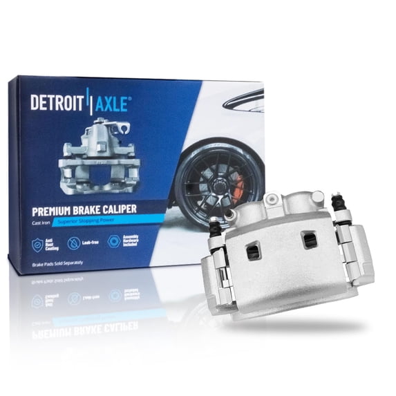 Detroit Axle - Rear Left Driver Side Brake Caliper w/Bracket Replacement for 2003-2008 Dodge Ram 3500, 2005-2011 Ram 4500