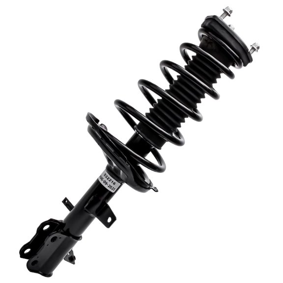 Detroit Axle - AWD Rear Left Strut for Toyota 2004-2007 Highlander, 2004-2006 Lexus RX330, 2007 RX350, Driver Side Ready Suspension Strut w/Coil Spring Assembly Replacement Shock