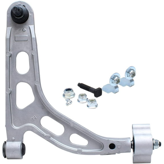 Detroit Axle - Rear Left Upper Control Arm for 2002-2005 Ford Explorer Lincoln Aviator Mercury Mountaineer 2003 2004 Driver Side Upper Control Arm and Ball Joint Replacement