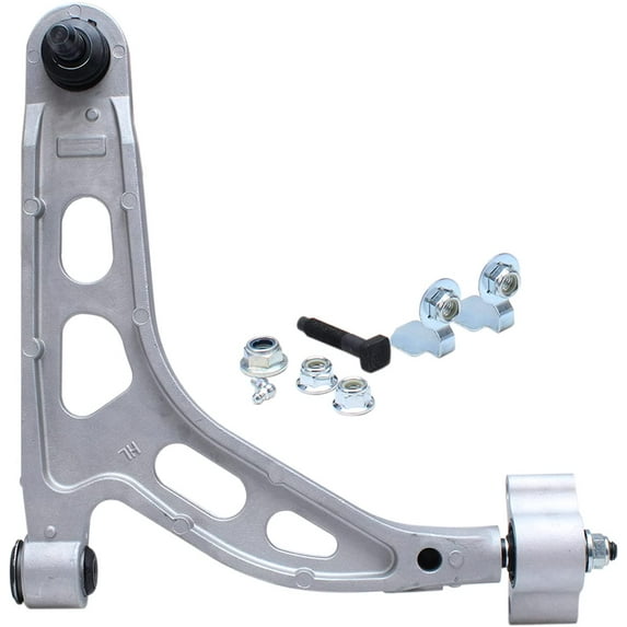 Detroit Axle - Rear Left Upper Control Arm for 2002-2005 Ford Explorer Lincoln Aviator Mercury Mountaineer 2003 2004 Driver Side Upper Control Arm and Ball Joint Replacement