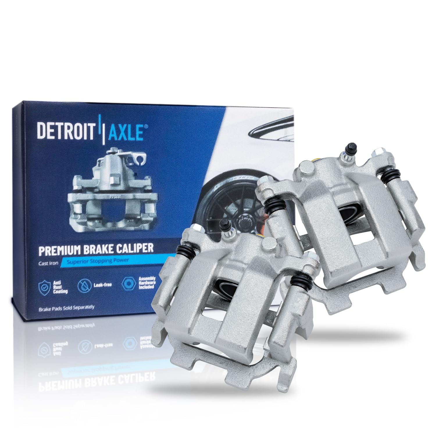 Rear Left & Right Brake Calipers With Brackets For 2005-2010 Honda Odyssey (Pair)-1160588