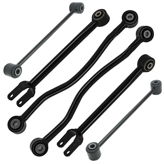 Detroit Axle - Rear Lower Forward Rearward Control Arms Sway Bar Links for 2006-2018 Dodge Charger Challenger Magnum 2005-2018 Chrysler 300 Replacement