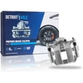 thumbnail image 1 of Detroit Axle - Rear Passenger Side Disc Brake Caliper w/Bracket Replacement for 2011-2022 Nissan LEAF Rogue Sport, 2014-2020 Rogue, 1 of 7