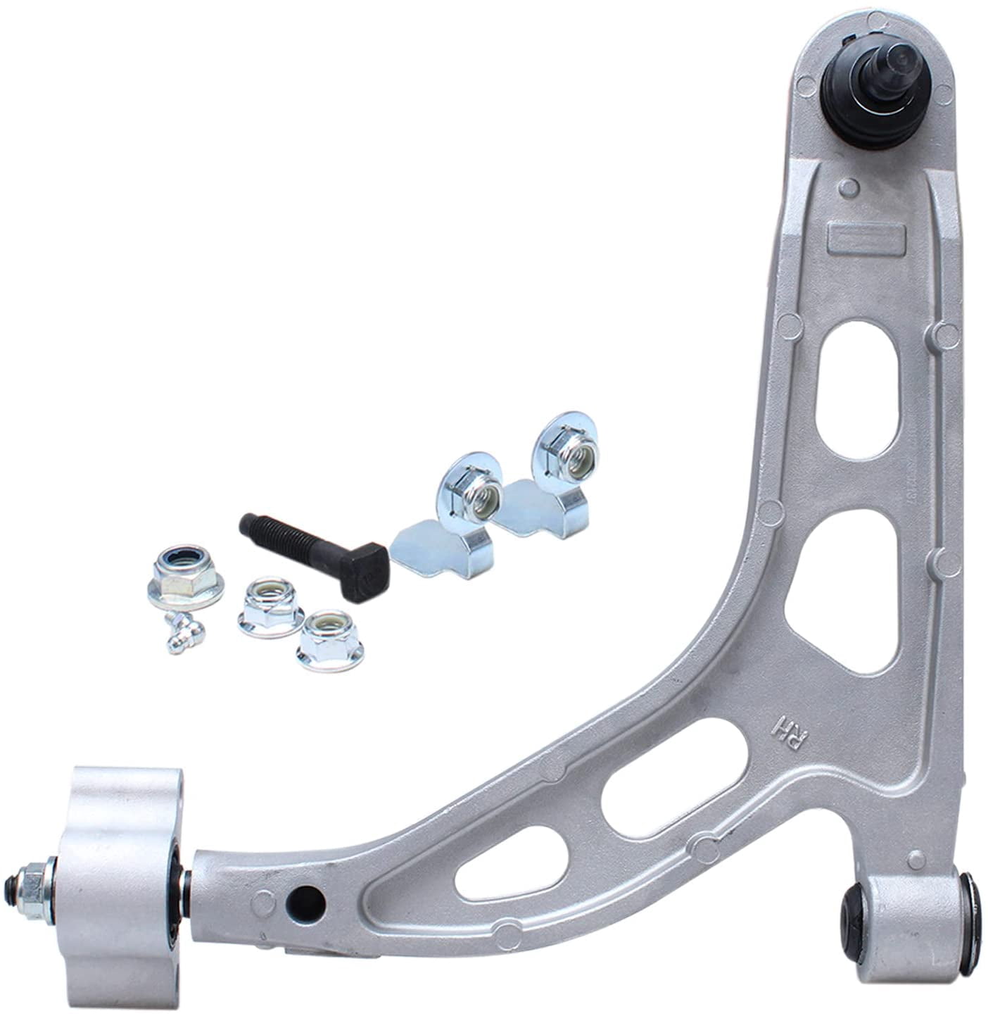 Detroit Axle - Rear Passenger Side Upper Control Arm w/ Ball Joint Assembly Replacement for 2002-2005 Ford Explorer Lincoln Aviator Mercury Mountaineer - 4-Door Models ONLY