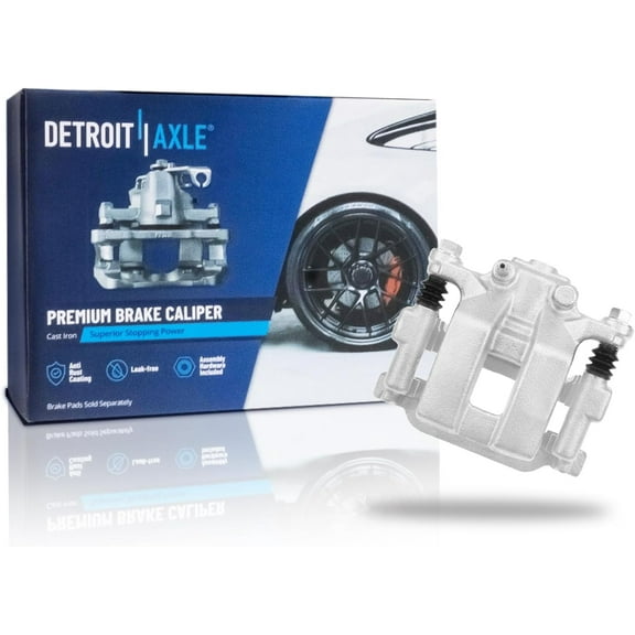 Detroit Axle - Rear Right Brake Caliper for 07-08 INFINITI G35, 08-13 G37, 14-15 Q60 Disc Brake Caliper 2007 2008 2009 2010 2011 2012 2013 2014 2015 Brake Caliper with Bracket Assembly Replacement