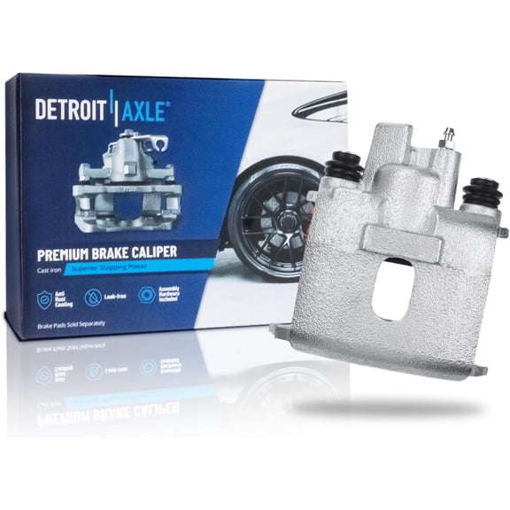 Detroit Axle - Rear Right Brake Caliper for 2001-2010 Chrysler PT Cruiser Disc Brake Caliper 2002 2003 2004 2005 2006 2007 2008 2009 Replacement Brake Caliper Assembly