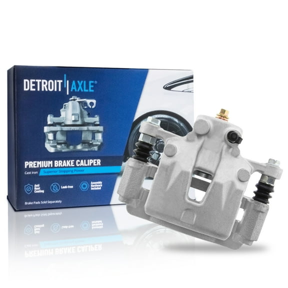 Detroit Axle - Rear Right Brake Caliper for 2015-2021 Kia Sedona Disc Brake Caliper with Bracket 2016 2017 2018 2019 2020 Replacement Brake Caliper Assembly