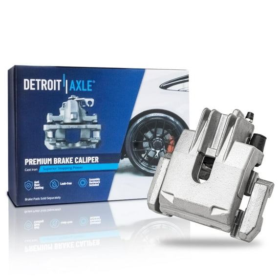 Detroit Axle - Rear Right Brake Caliper for BMW 525i 525xi 530i 530xi 535xi, 528i 535i xDrive Disc Brake Caliper with Bracket Replacement Brake Caliper Assembly