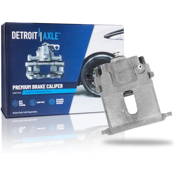 Detroit Axle - Rear Right Brake Caliper for Ford 84-86 Mustang 82-83 Lincoln Continental Mark VI Town Car, Replacement Passenger Side Disc Brake Caliper