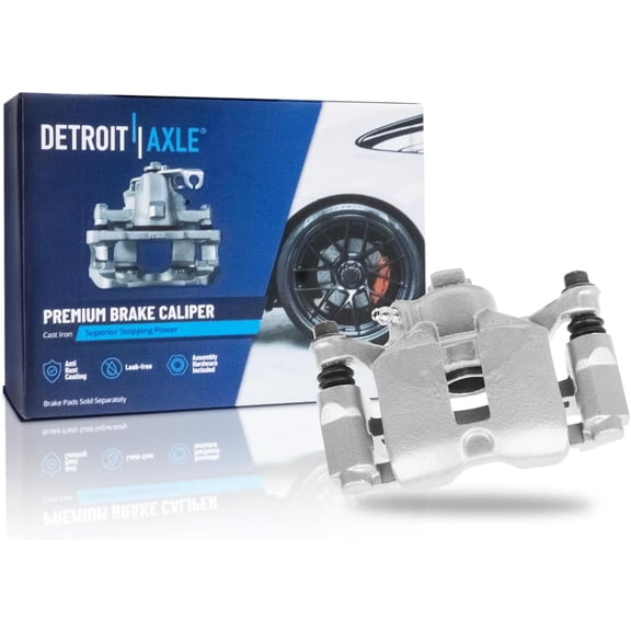 Detroit Axle - Rear Right Brake Caliper for Oldsmobile Silhouette Chevrolet Venture Pontiac Aztek Montana Trans Sport Buick Rendezvous, Disc Brake Caliper with Bracket Replacement