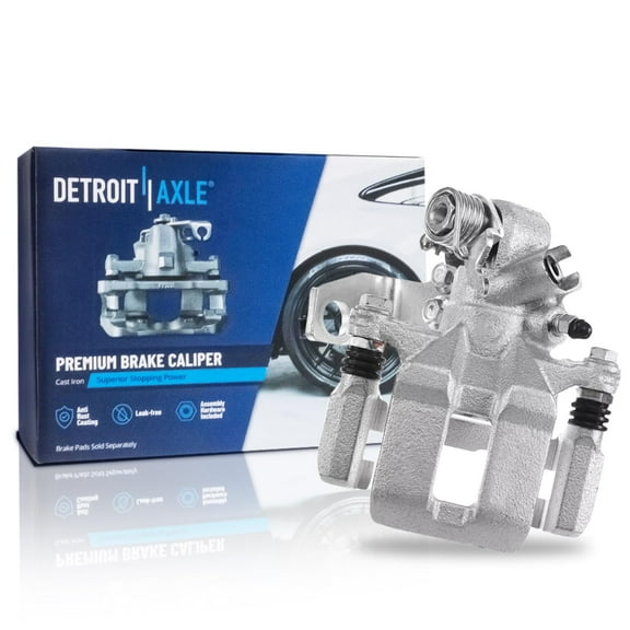 Detroit Axle - Rear Right Brake Caliper for 2006-2015 Honda Civic CSX 2013-2018 ILX, Passenger Side Disc Brake Caliper with Bracket Replacement