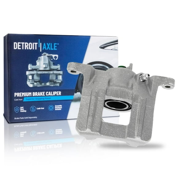Detroit Axle - Rear Right Brake Caliper for 2009-2015 Honda Pilot Passenger Side Disc Brake Piston Caliper 2010 2011 2012 2013 2014 Replacement