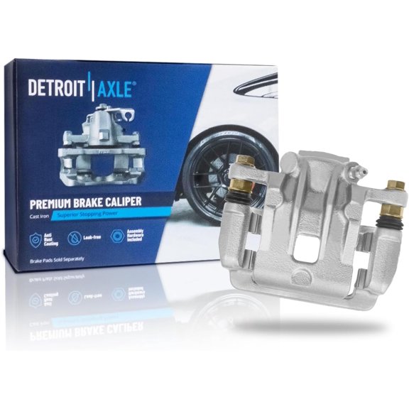 Detroit Axle - Rear Right Brake Caliper for 2012-2017 Hyundai Azera 2011-2016 Kia Optima, 2012 2013 2014 2015 Brake Caliper with Bracket Replacement