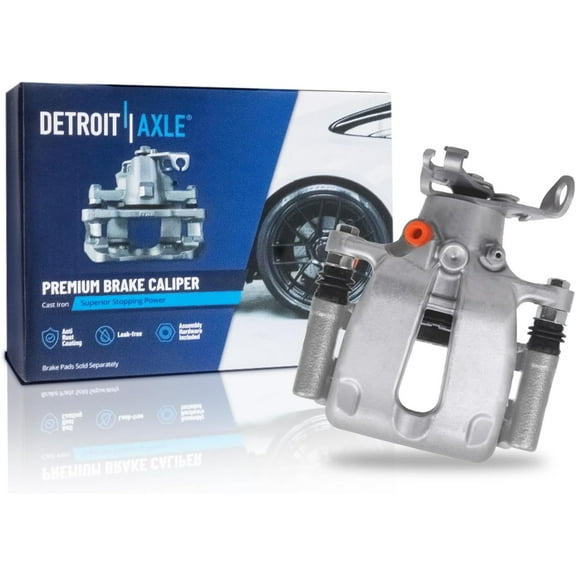 Detroit Axle - Rear Right Brake Caliper for 2014-2015 Chevrolet Malibu 2016 Malibu Limited, Passenger Side Brake Caliper with Bracket Replacement