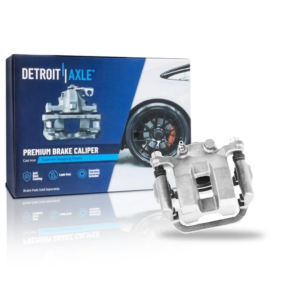 Detroit Axle - Rear Right Brake Caliper w/ Bracket Replacement for 2003 2004 2005 2006 2007 2008 Infiniti FX35 FX45