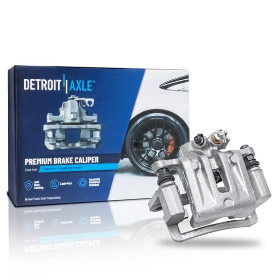 Detroit Axle - Rear Right Brake Caliper w/Bracket Replacement for Chevrolet Equinox Captiva Sport GMC Terrain Saturn Vue Pontiac Torrent