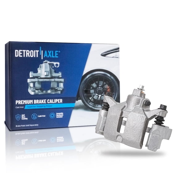 Detroit Axle - Rear Right Disc Brake Caliper w/Bracket Replacement for Impala Monte Carlo LaCrosse Regal Century Allure Fits select: 2006-2008 CHEVROLET IMPALA LT, 2009 CHEVROLET IMPALA 1LT