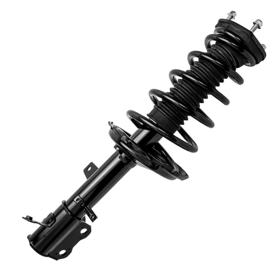 Detroit Axle - AWD Rear Right Strut for 2004-2007 Toyota Highlander 2006-2007 Lexus RX400h, 2004-2006 RX330, 2007 RX350, Passenger Side Ready Suspension Strut w/ Coil Spring Assembly Replacement