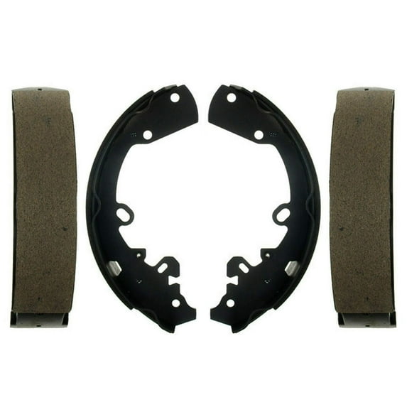 Detroit Axle - Rear Semi-metallic Brake Shoes Replacement for 2006 2007 2008 2009 Dodge Ram Dakota Mitsubishi Raider