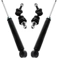 thumbnail image 1 of Detroit Axle - Rear Shock Absorber Assembly w/Sway Bar Links Replacement for 2006 - 2013 Volvo C70 - 4pc Set, 1 of 5