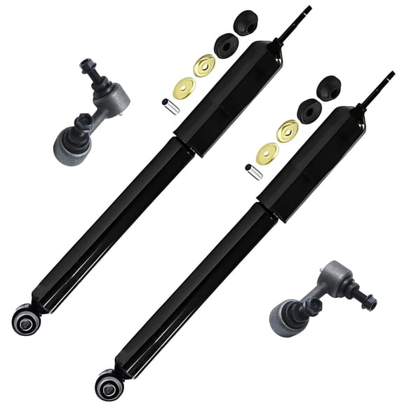 Detroit Axle - Rear Shock Absorbers Sway Bar Links Replacement for 2012-2015 Honda Civic SE DX EX EX-L HF LX Sedan - 4pc Set