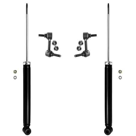 Detroit Axle - Rear Shock Absorbers Sway Bars Replacement for 2015-2019 Hyundai Sonata 2016-2019 Kia Optima 2017-2019 Kia Cadenza - 4pc Set